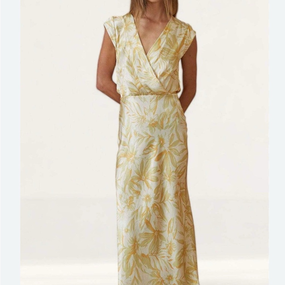 Bec & Bridge Tropical Punch Floral Yellow Maxi